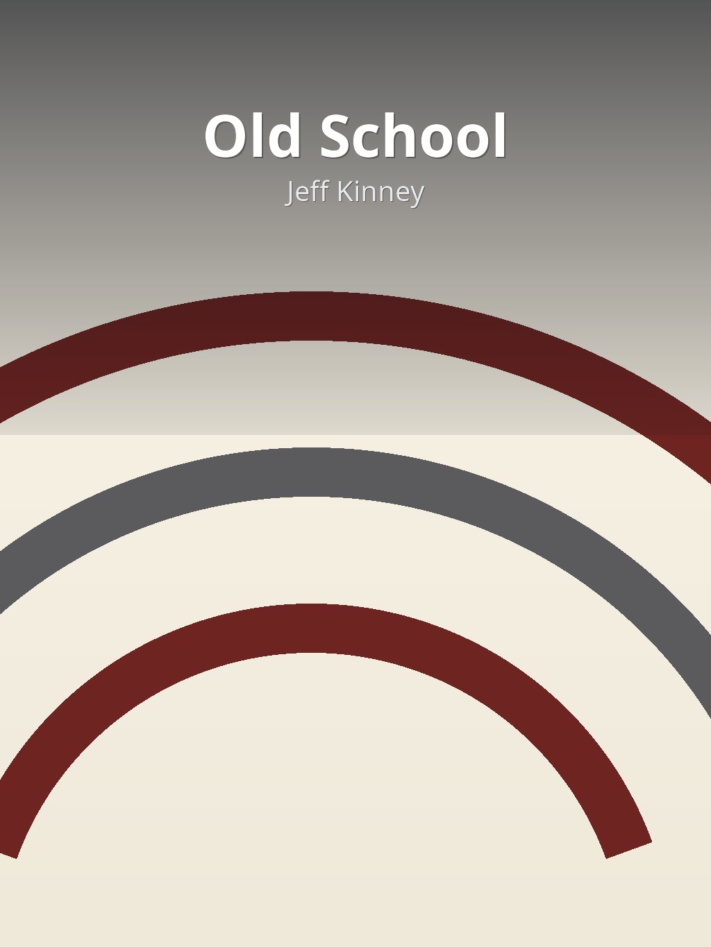 AI-generated book cover of Old School by Jeff Kinney