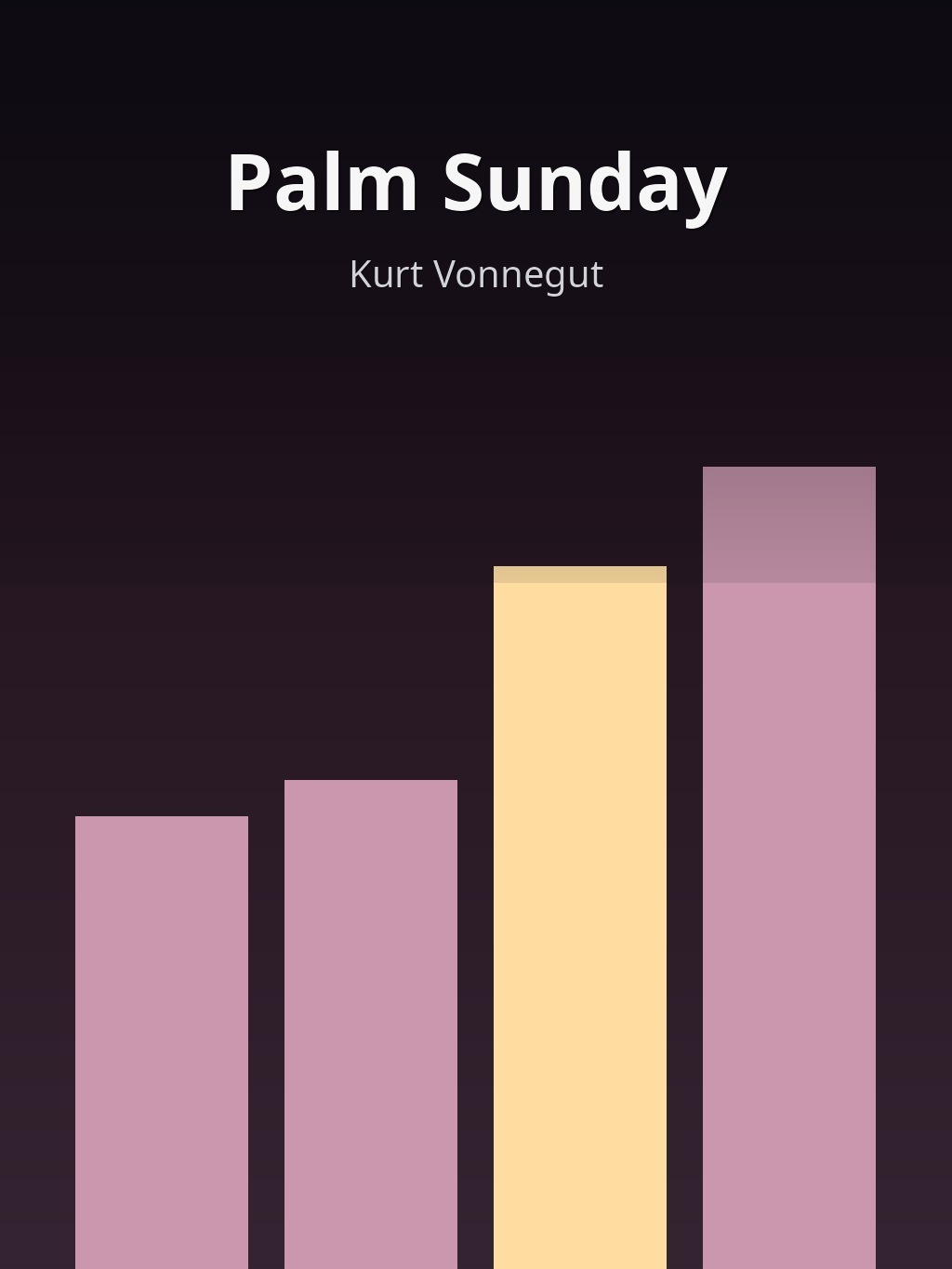 Palm Sunday by Kurt Vonnegut book cover