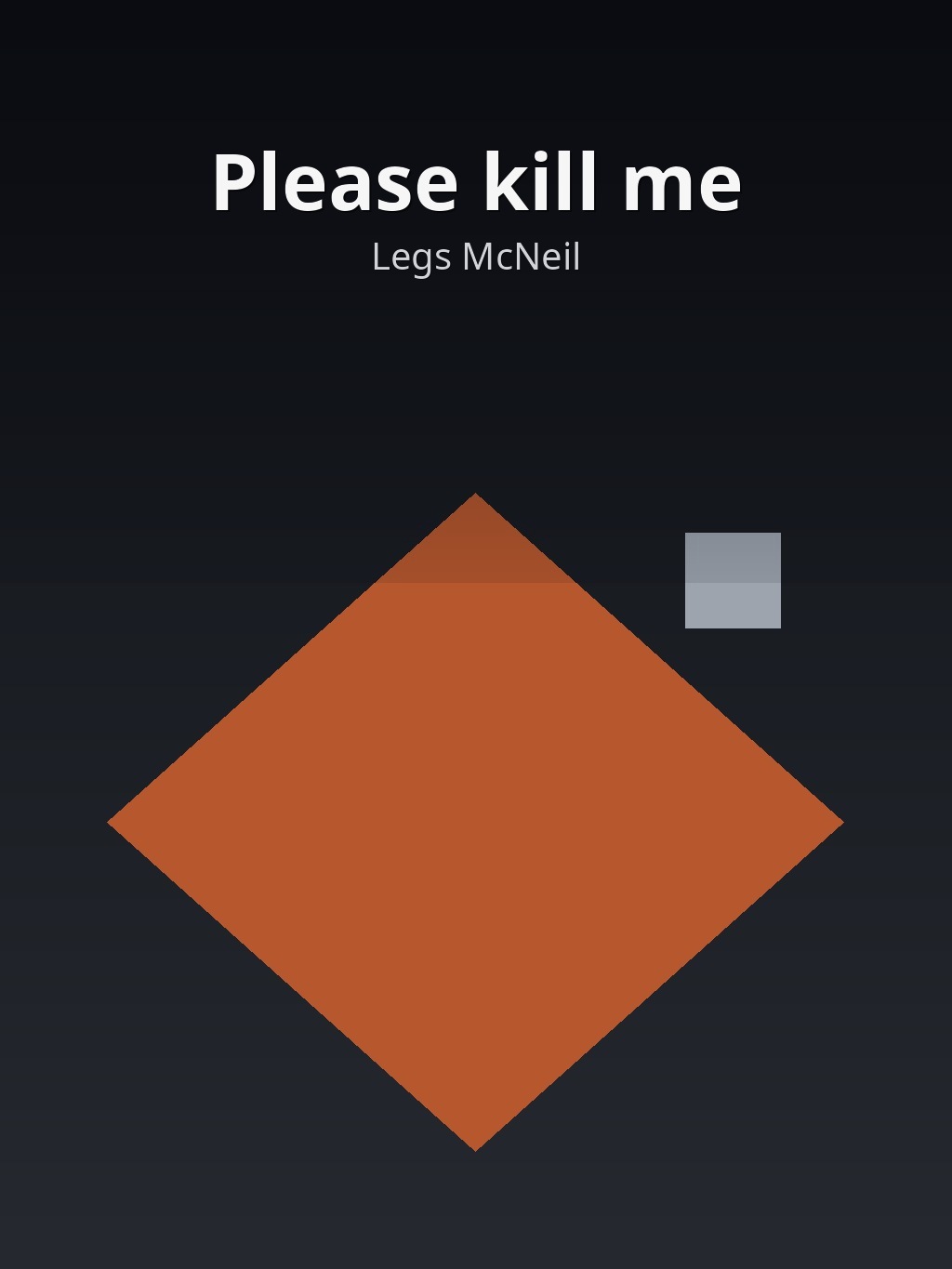 Please kill me by Legs McNeil book cover