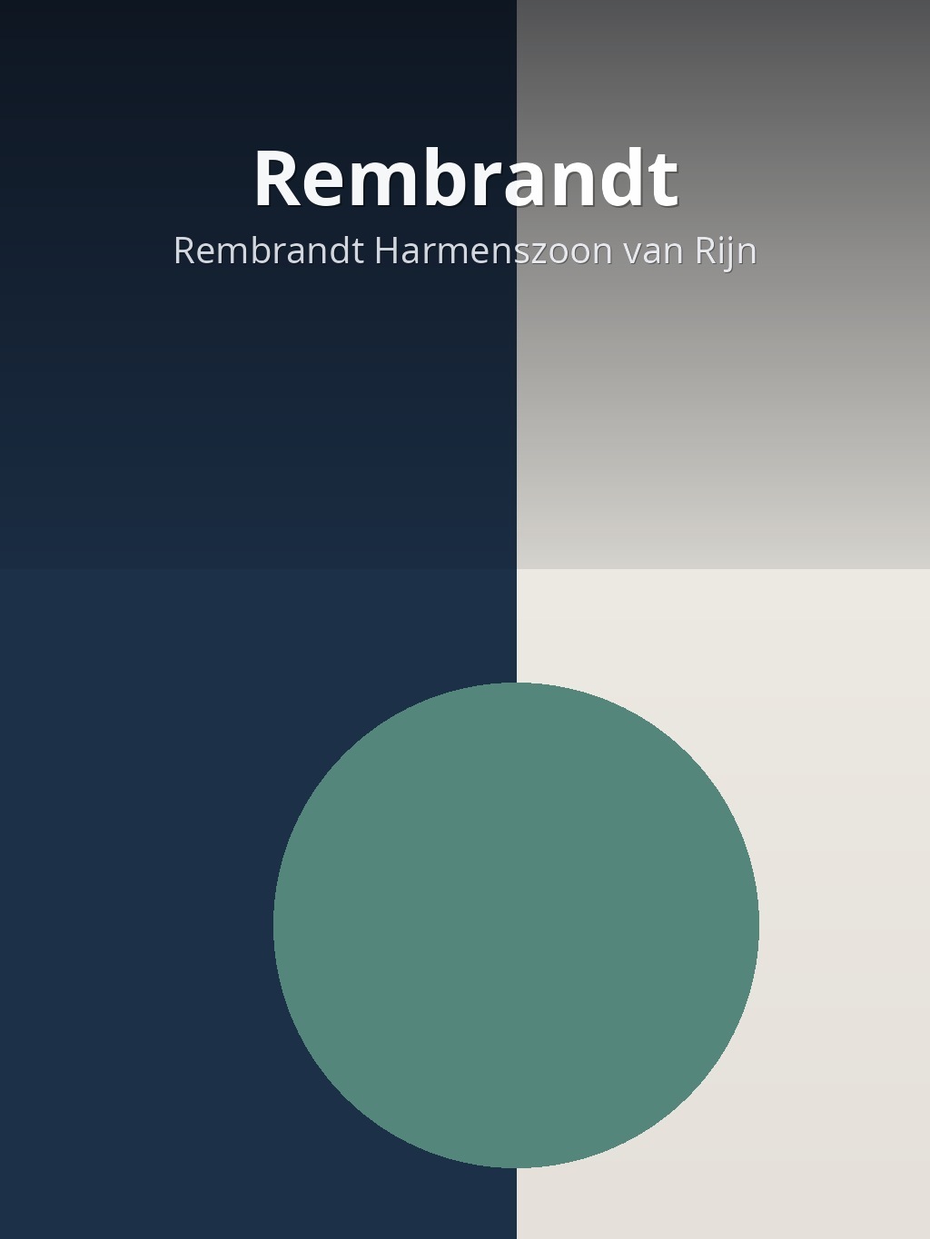 Rembrandt by Rembrandt Harmenszoon van Rijn book cover