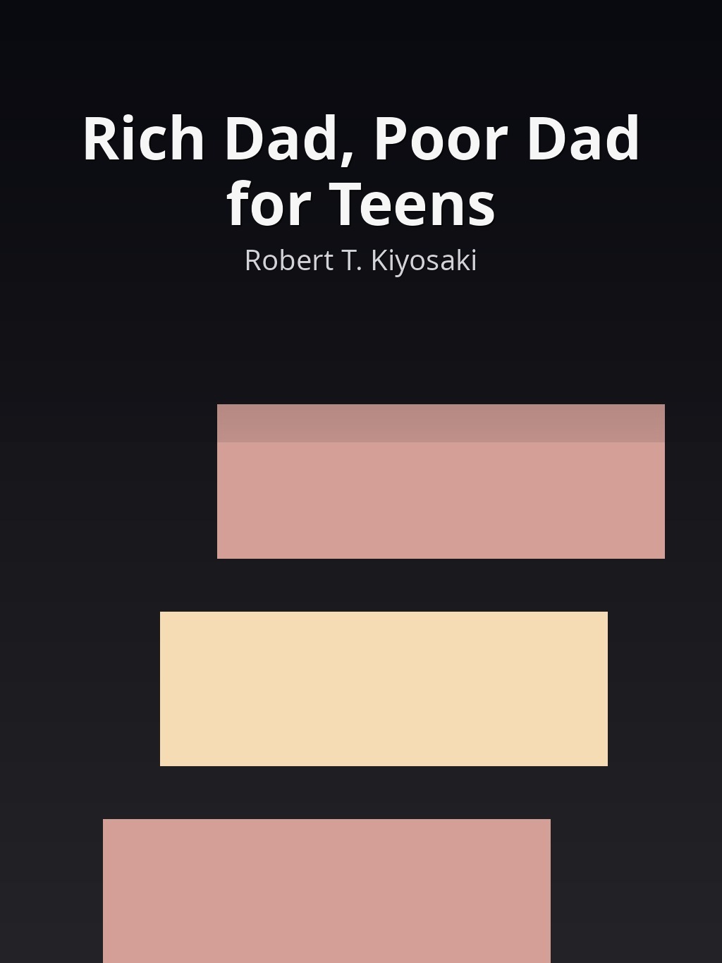 Rich Dad, Poor Dad for Teens by Robert T. Kiyosaki book cover