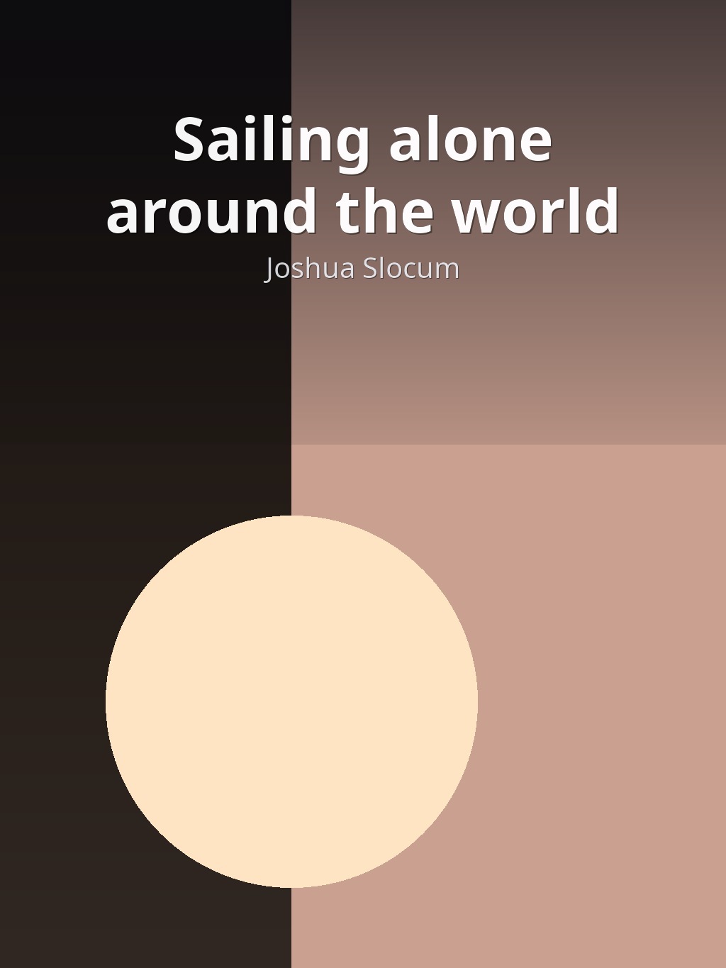 Sailing alone around the world by Joshua Slocum book cover