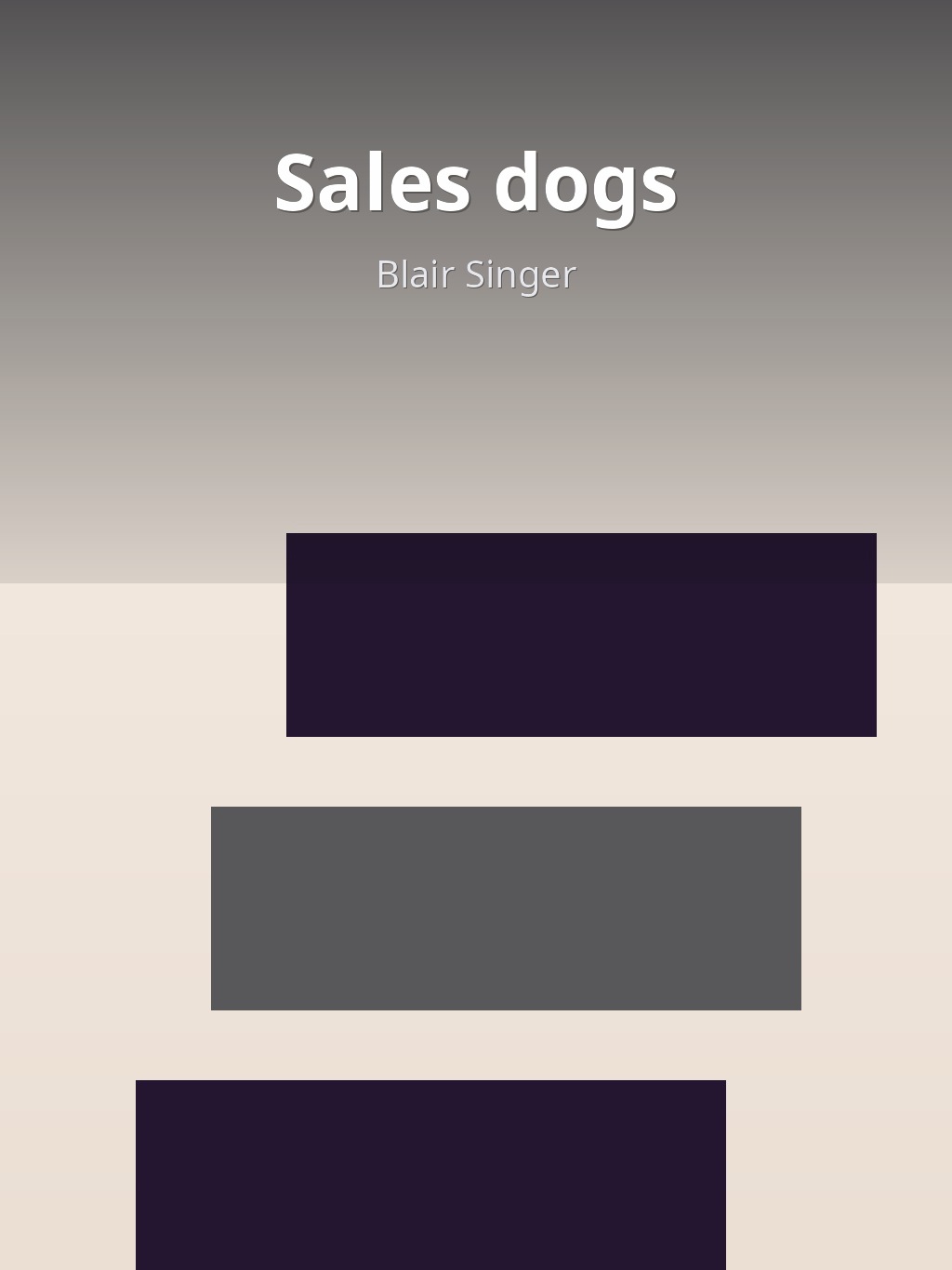 Sales dogs by Blair Singer book cover
