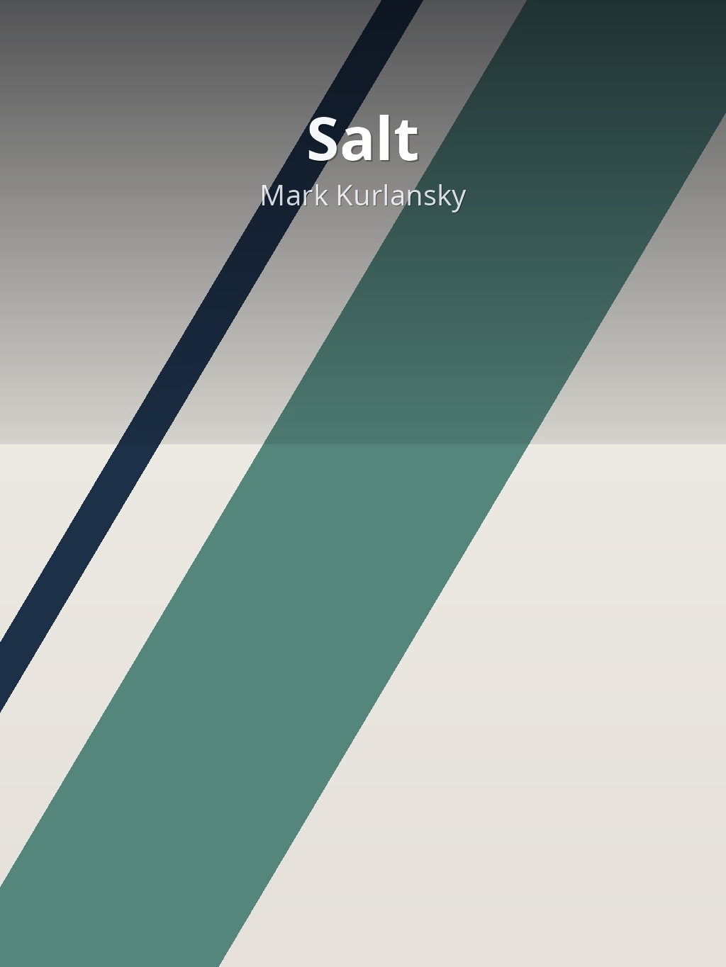 Salt by Mark Kurlansky book cover
