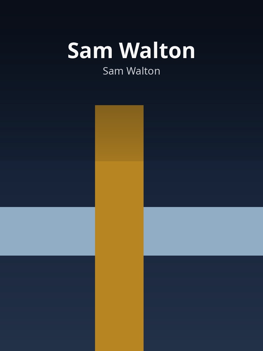 Sam Walton by Sam Walton book cover