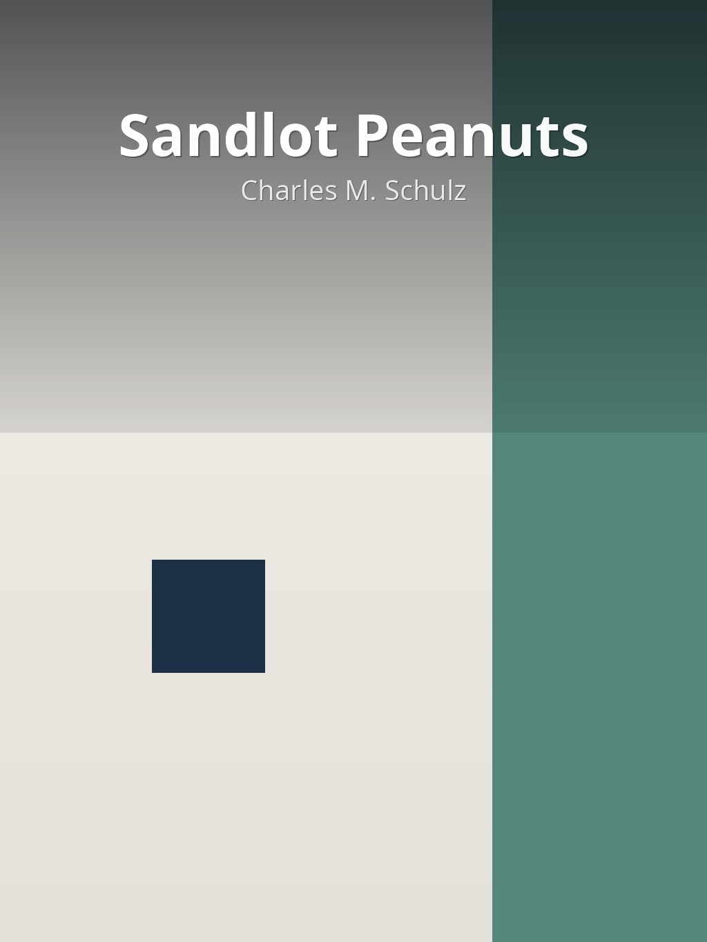 Sandlot Peanuts by Charles M. Schulz book cover