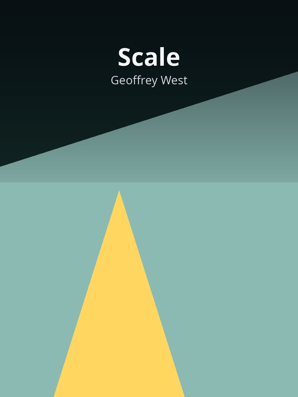 Scale by Geoffrey West book cover