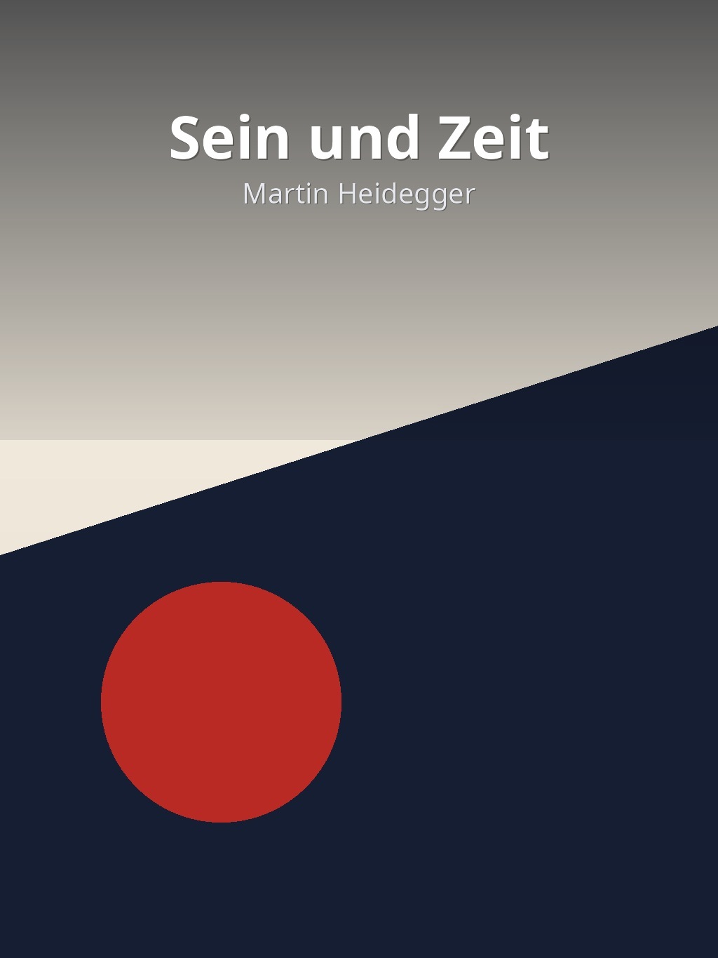Sein und Zeit by Martin Heidegger book cover