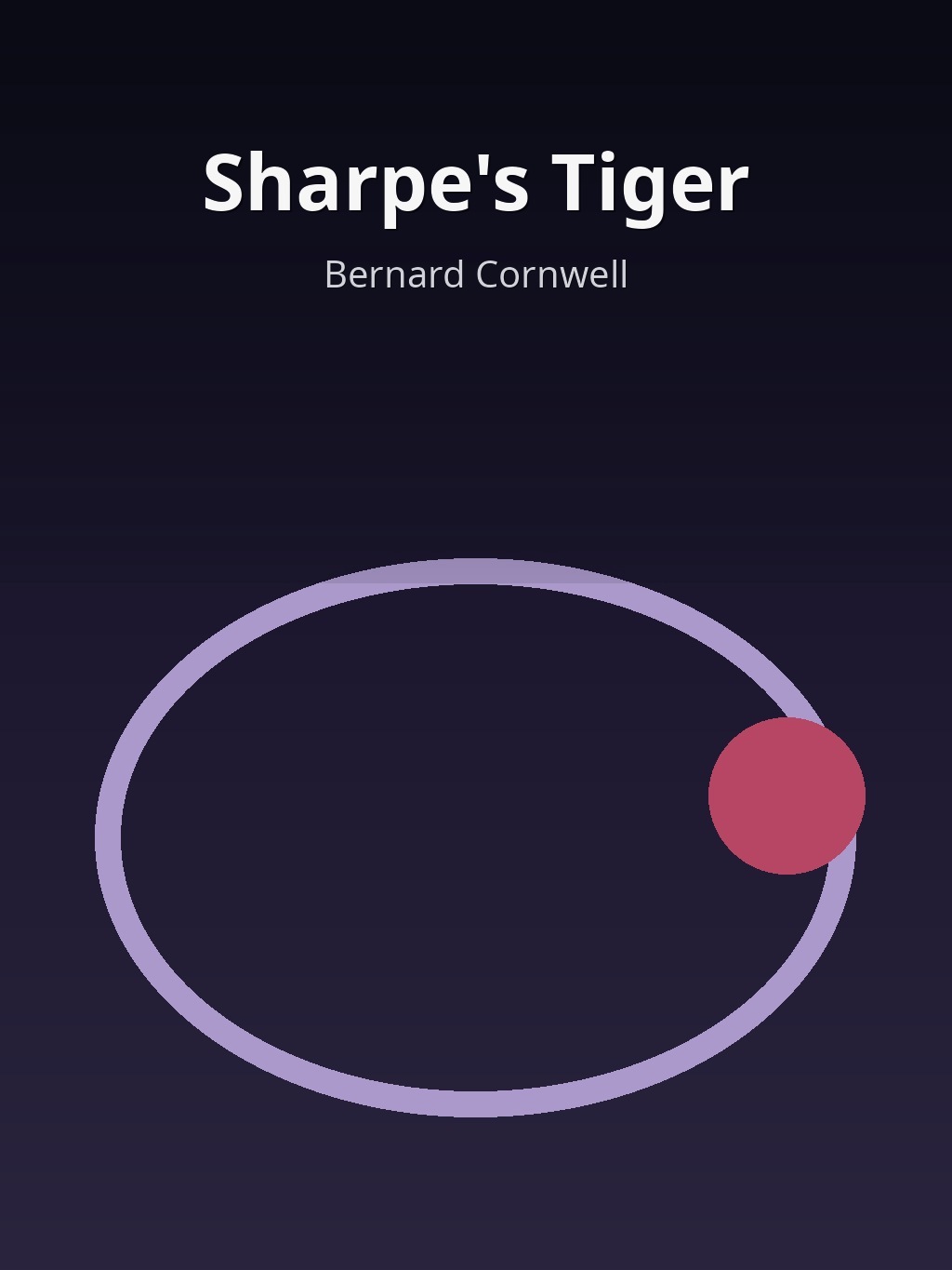 Sharpe's Tiger by Bernard Cornwell book cover
