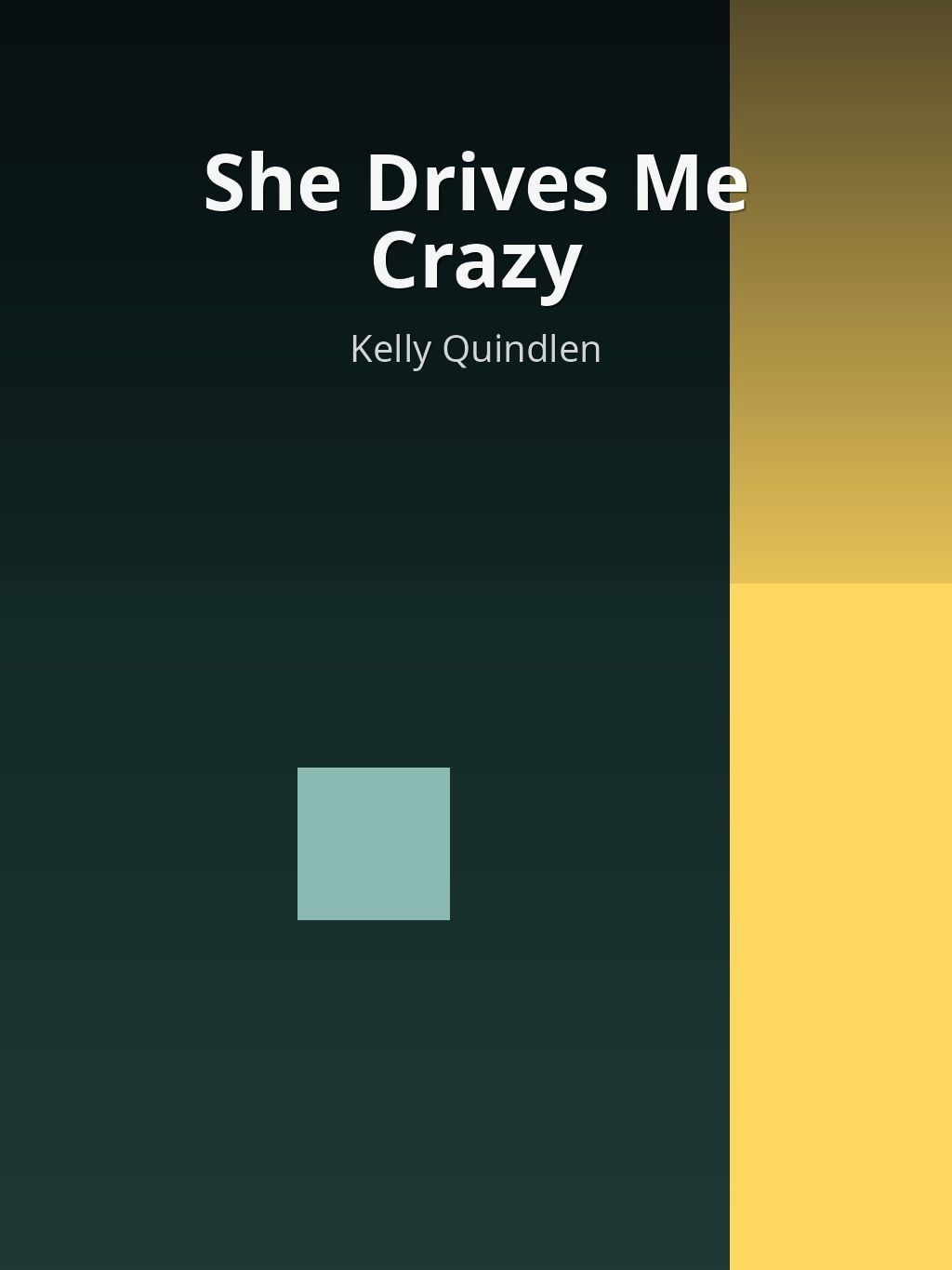 She Drives Me Crazy by Kelly Quindlen book cover
