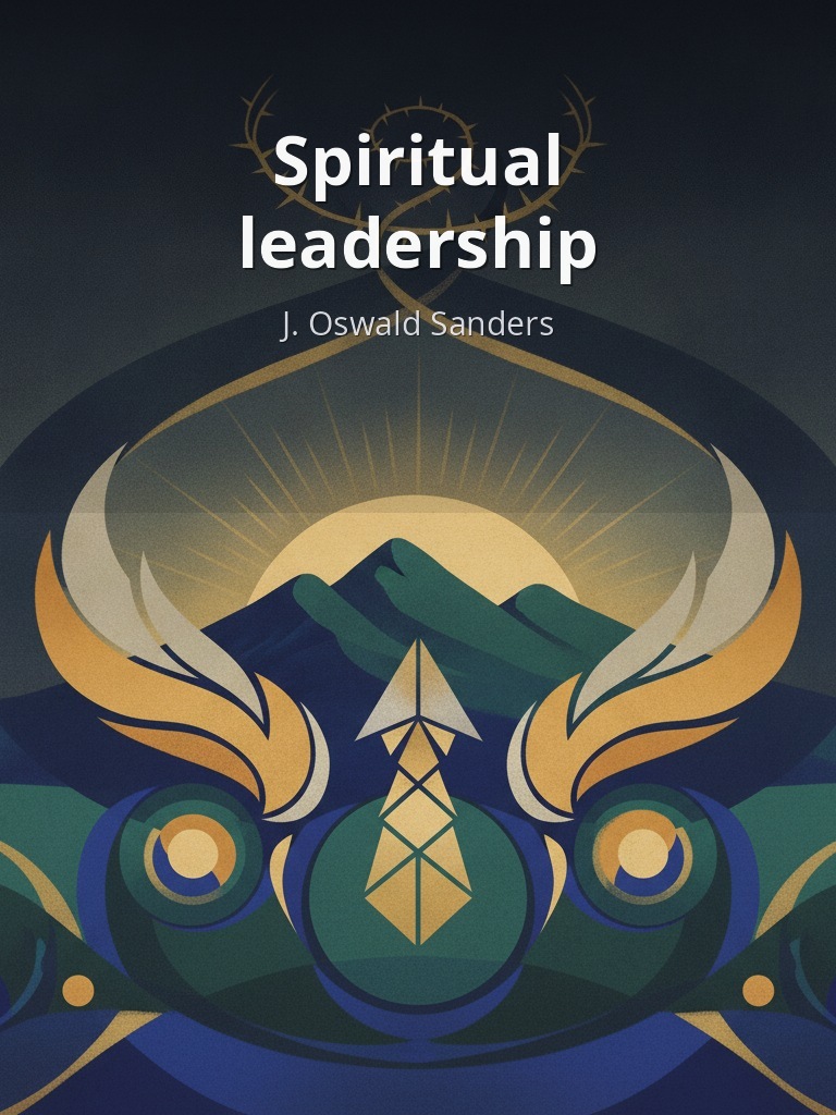 Spiritual leadership by J. Oswald Sanders book cover