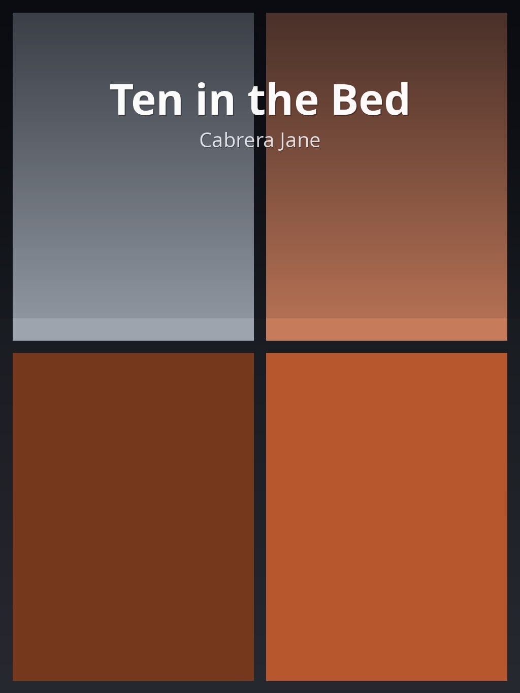 Ten in the Bed by Cabrera Jane book cover
