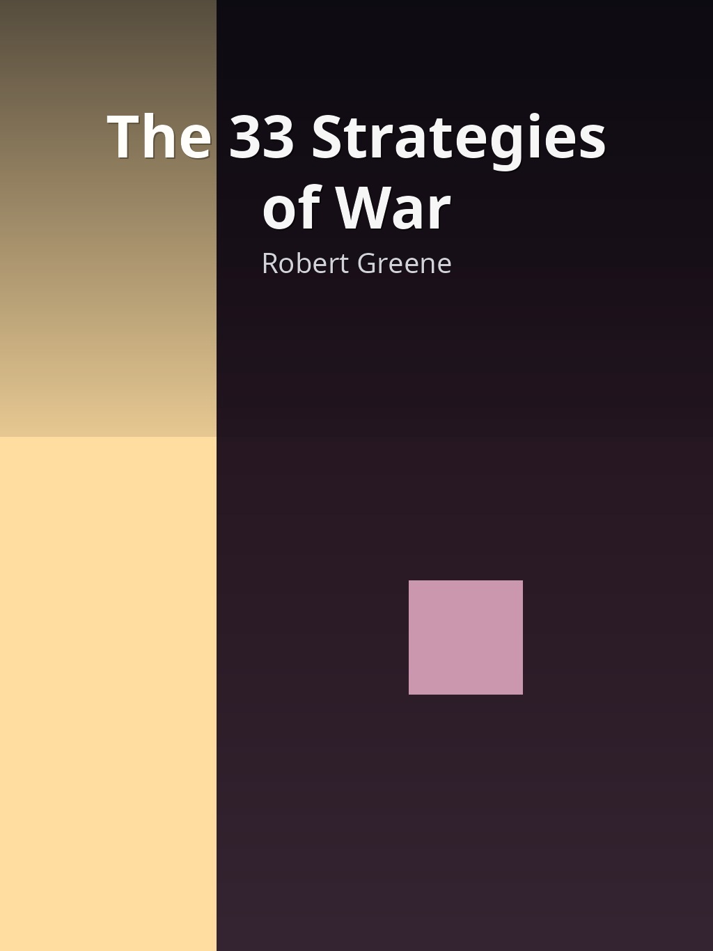 The 33 Strategies of War by Robert Greene book cover