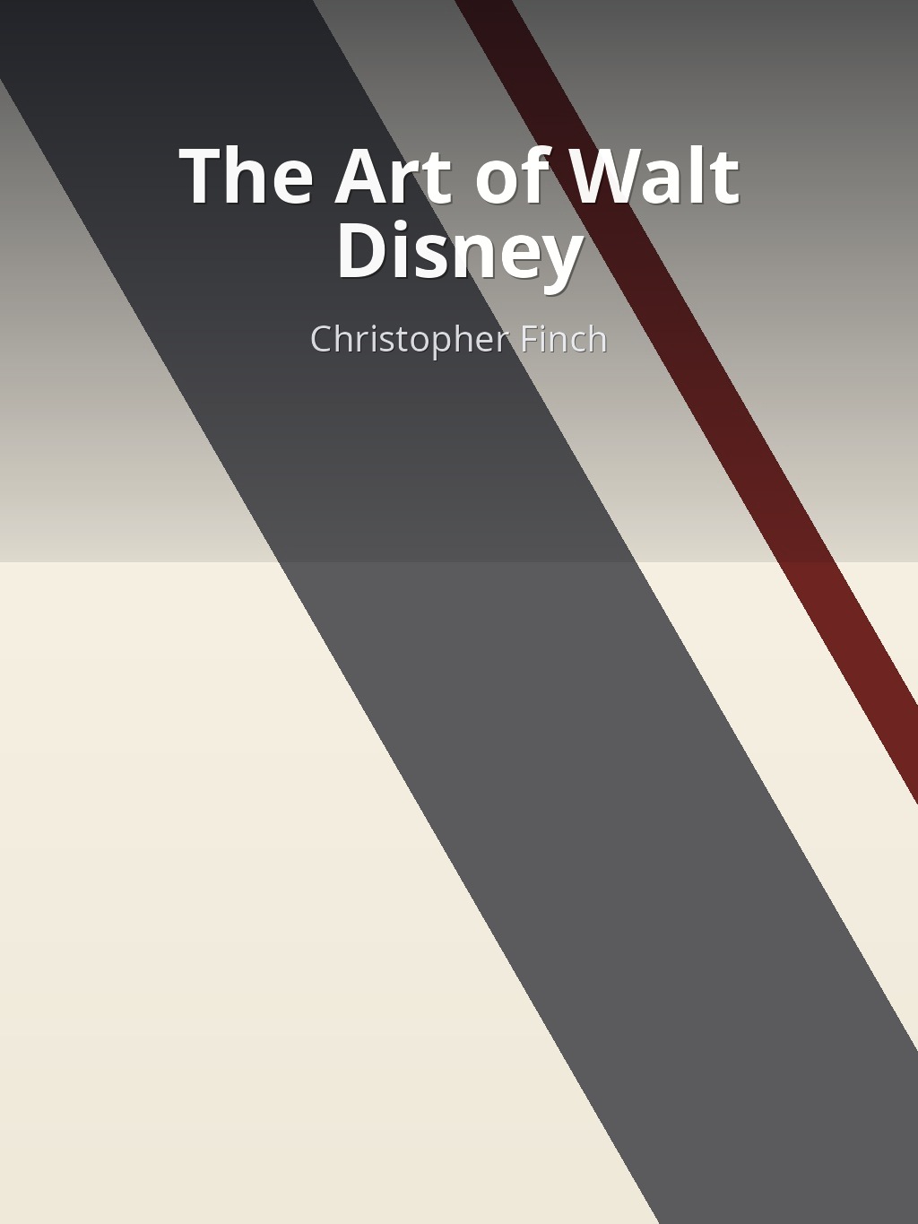 The Art of Walt Disney by Christopher Finch book cover