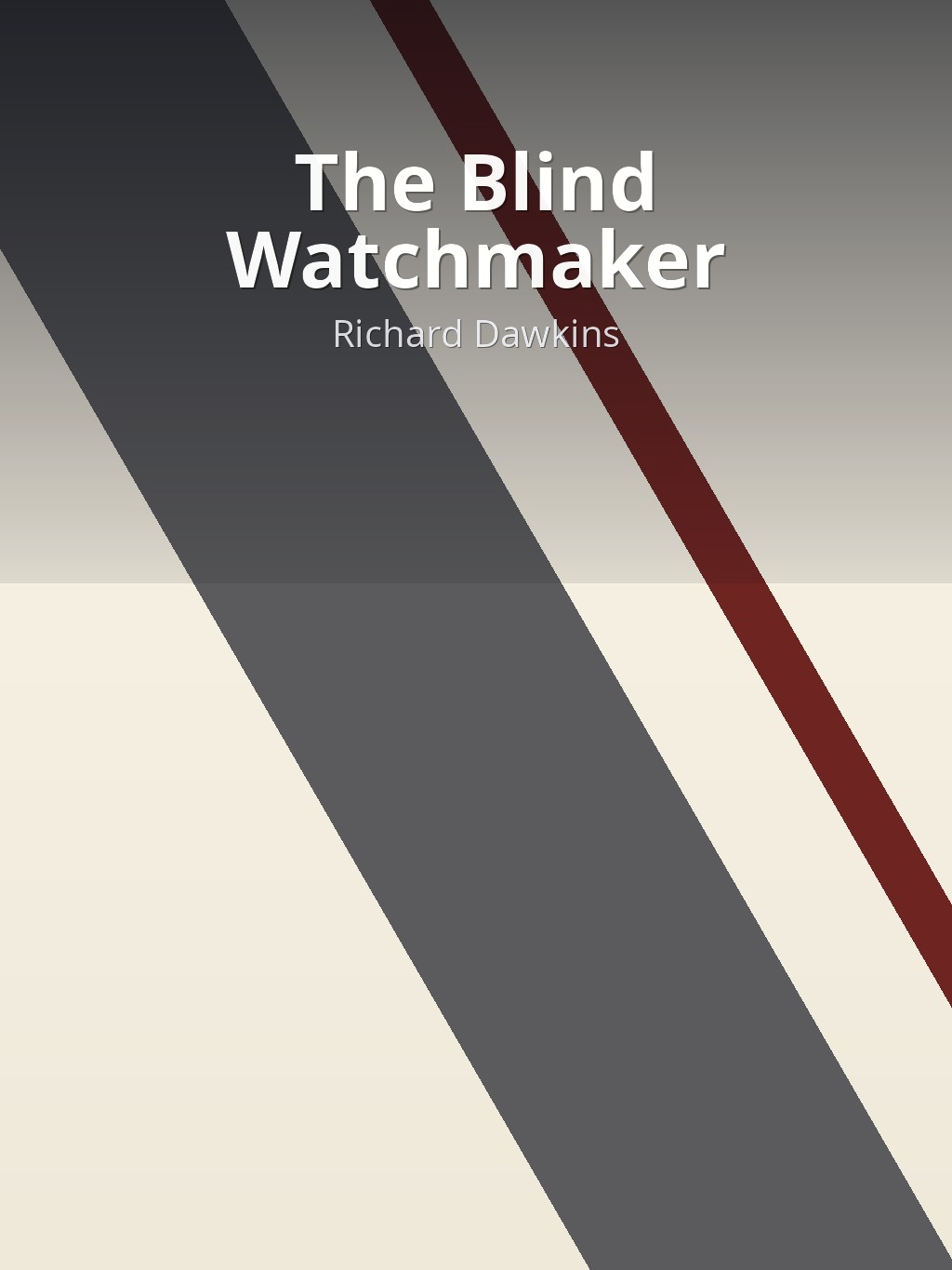 The Blind Watchmaker by Richard Dawkins book cover