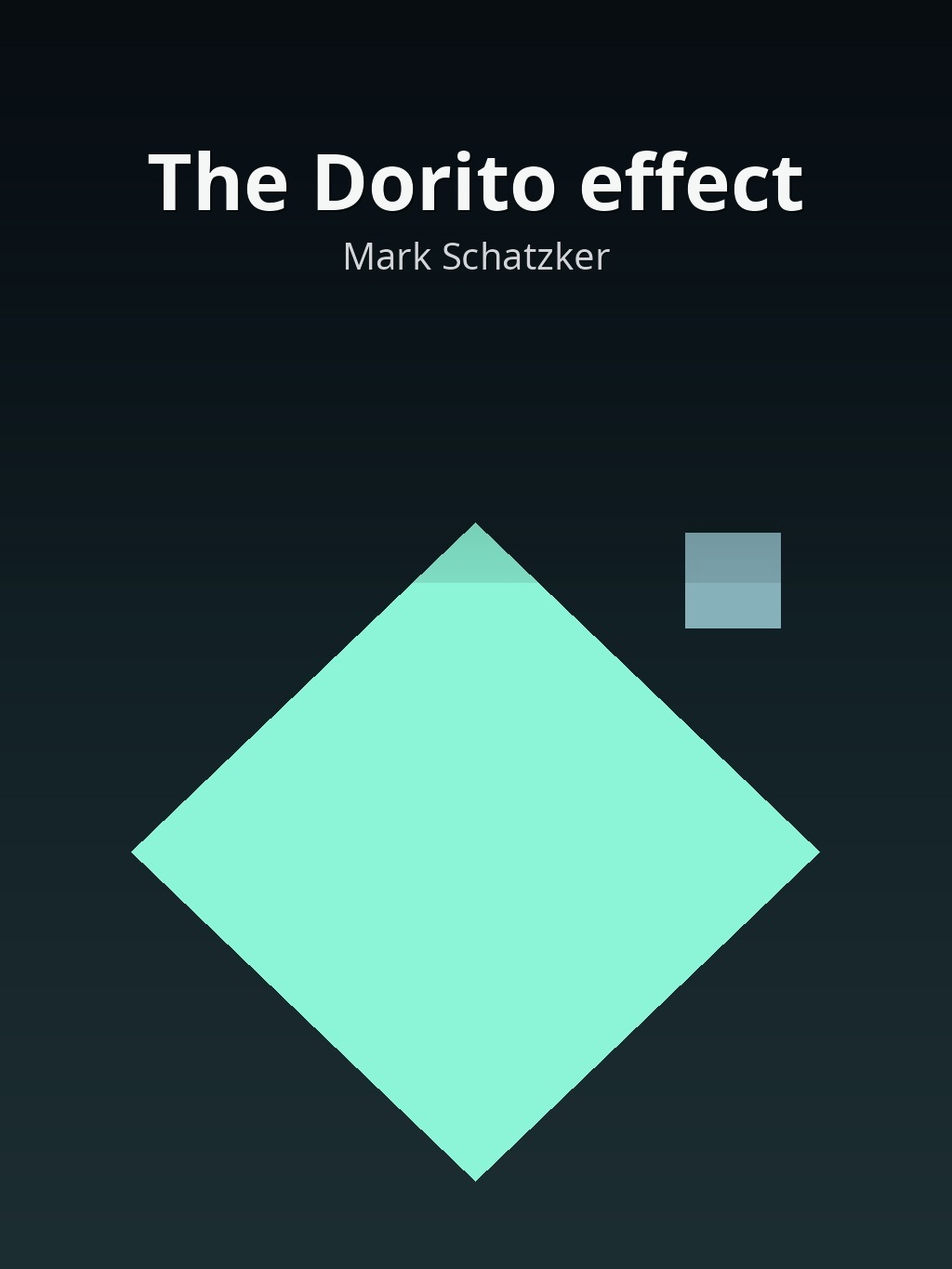 The Dorito effect by Mark Schatzker book cover