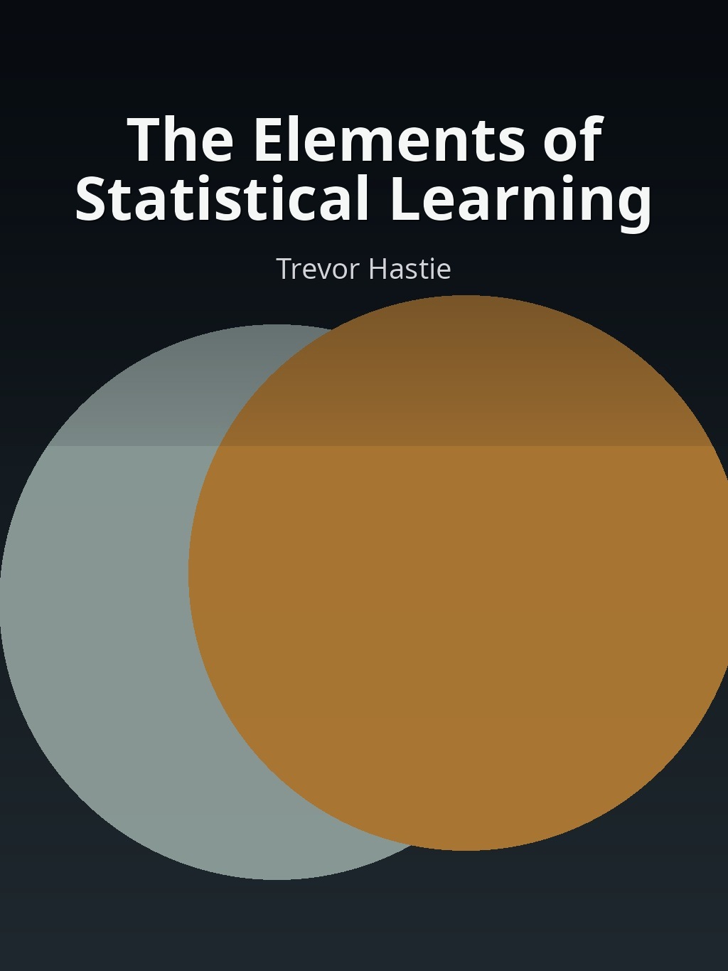The Elements of Statistical Learning by Trevor Hastie book cover