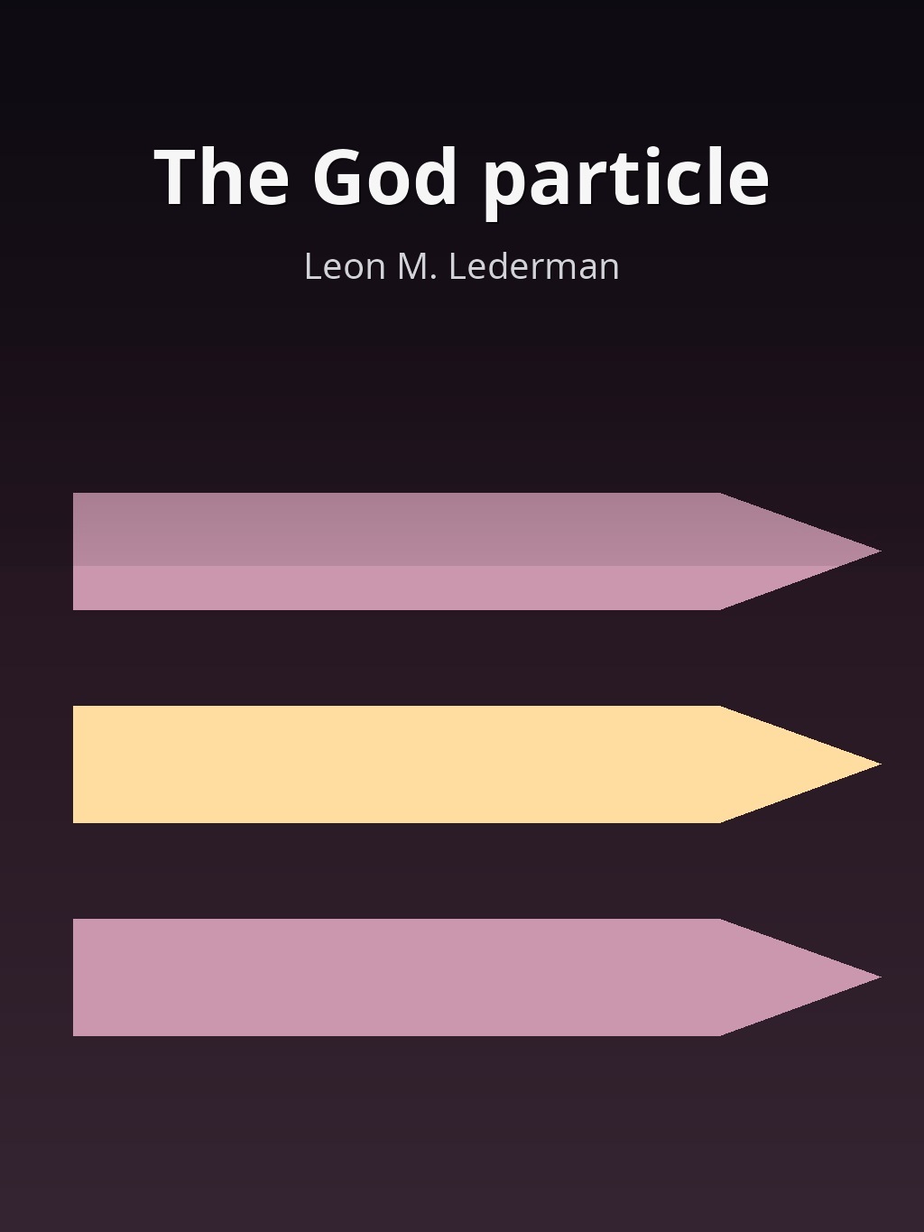The God particle by Leon M. Lederman book cover