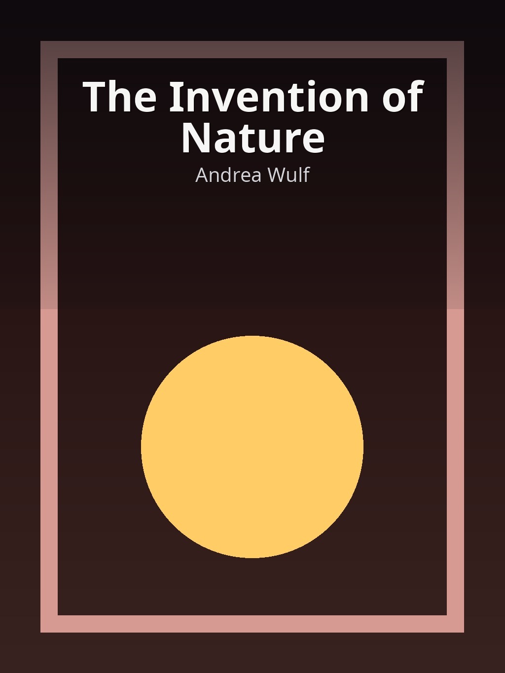 The Invention of Nature by Andrea Wulf book cover