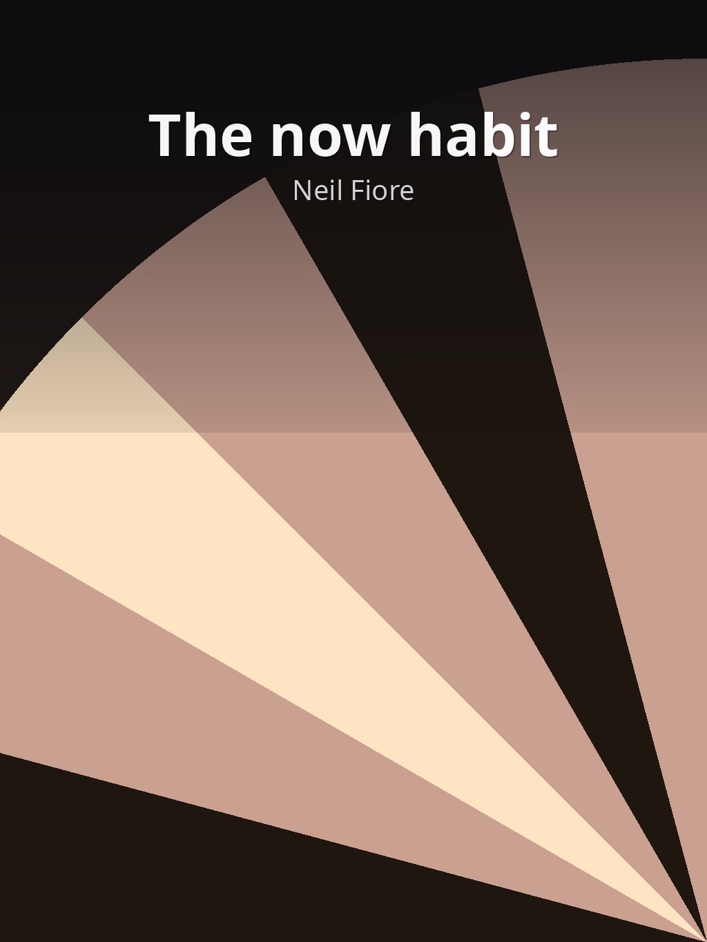 The now habit by Neil Fiore book cover