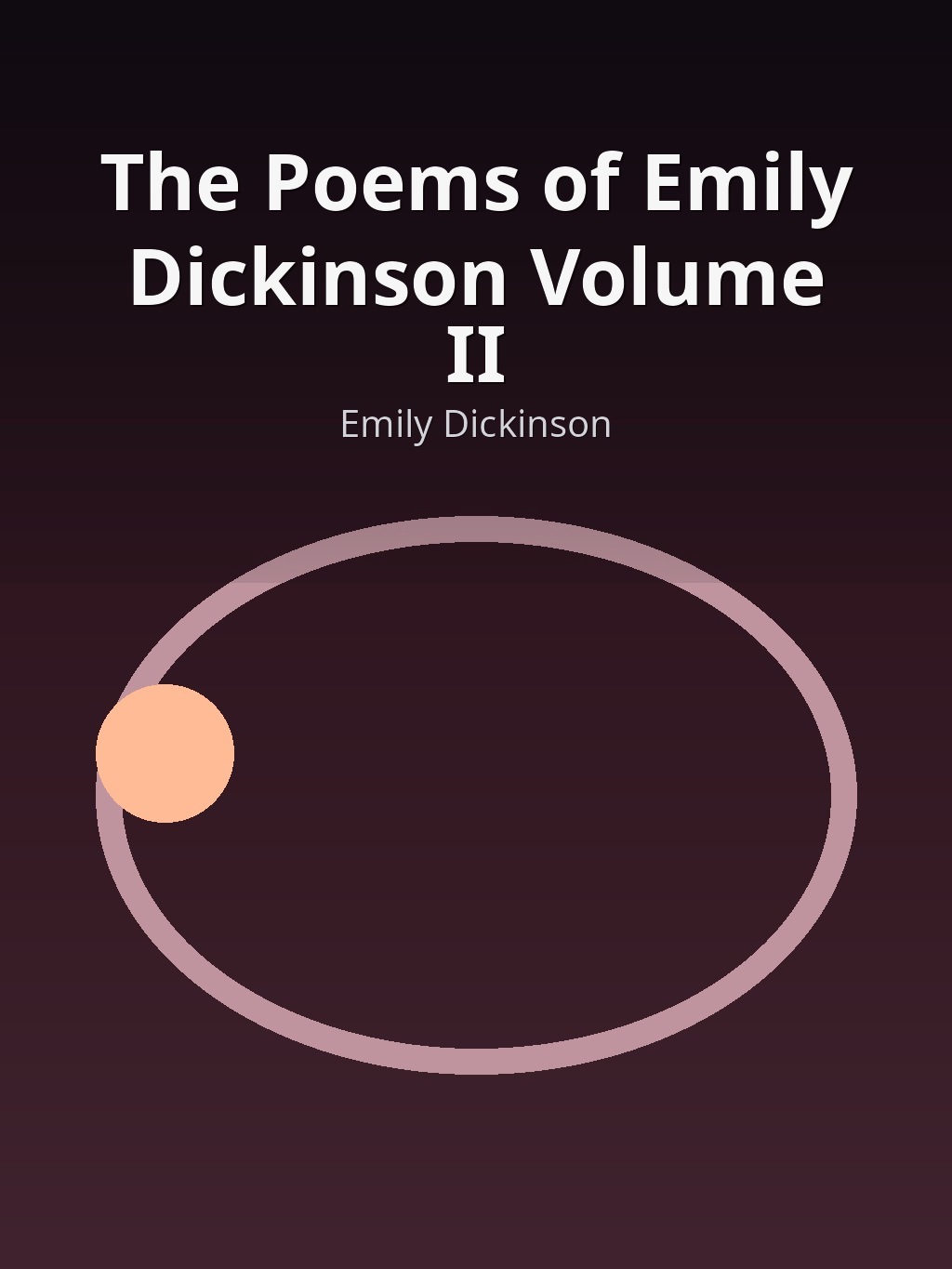 The Poems of Emily Dickinson Volume II by Emily Dickinson book cover