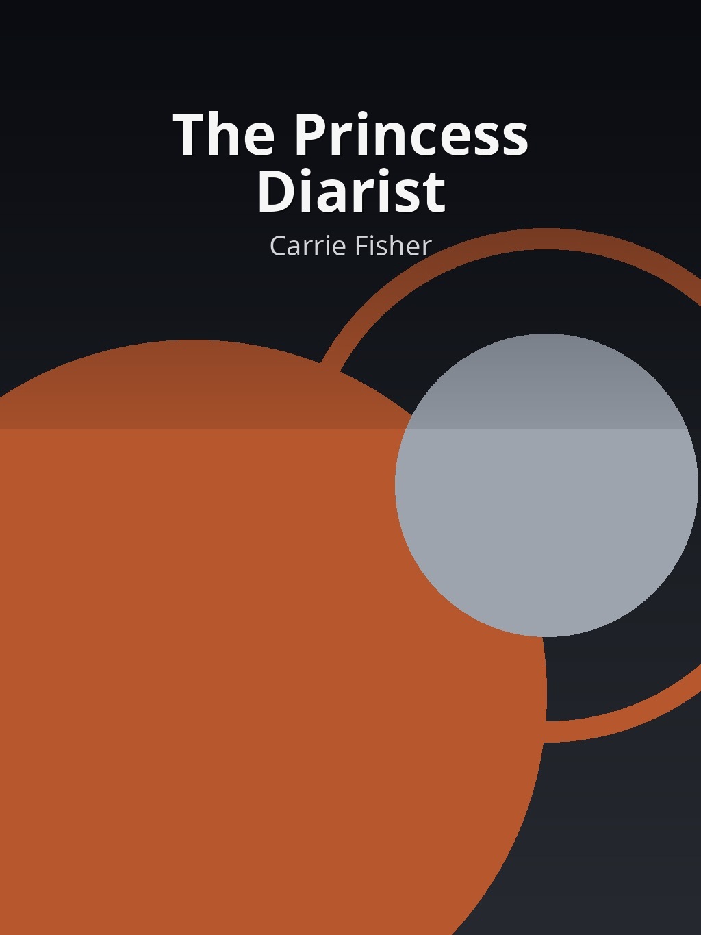 The Princess Diarist by Carrie Fisher book cover