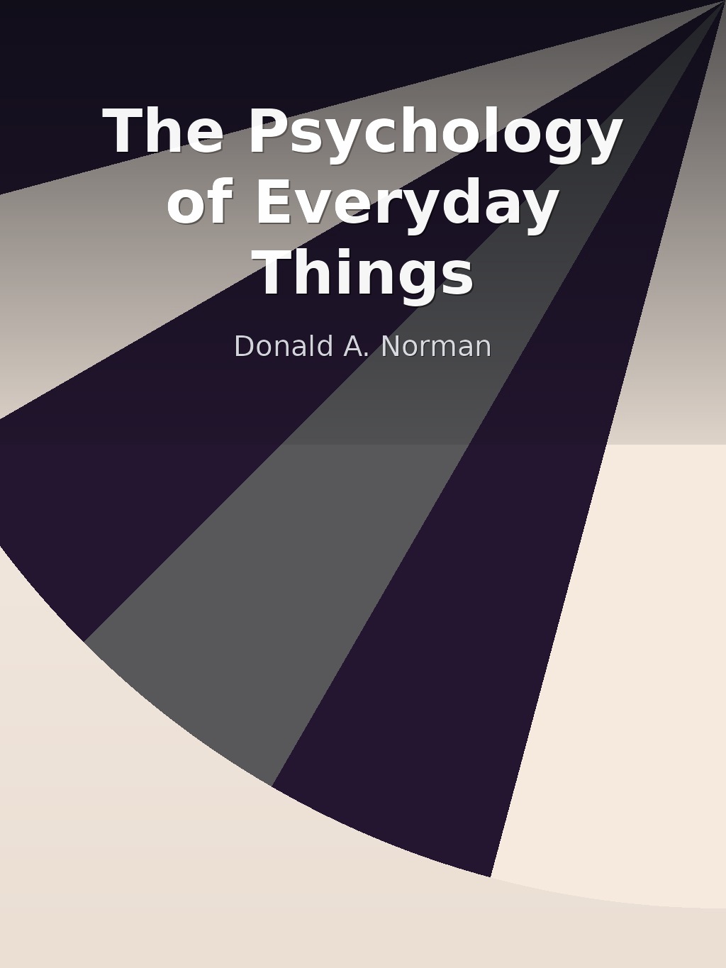 The Psychology of Everyday Things by Donald A. Norman book cover