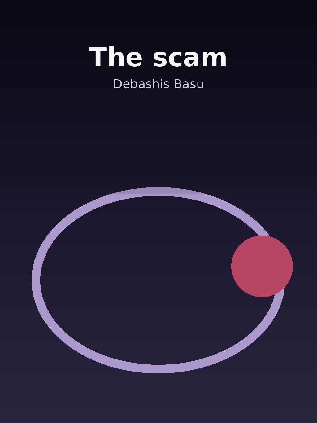 The scam by Debashis Basu book cover