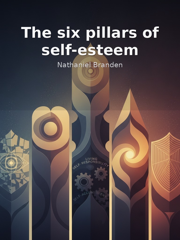 The six pillars of self-esteem by Nathaniel Branden book cover
