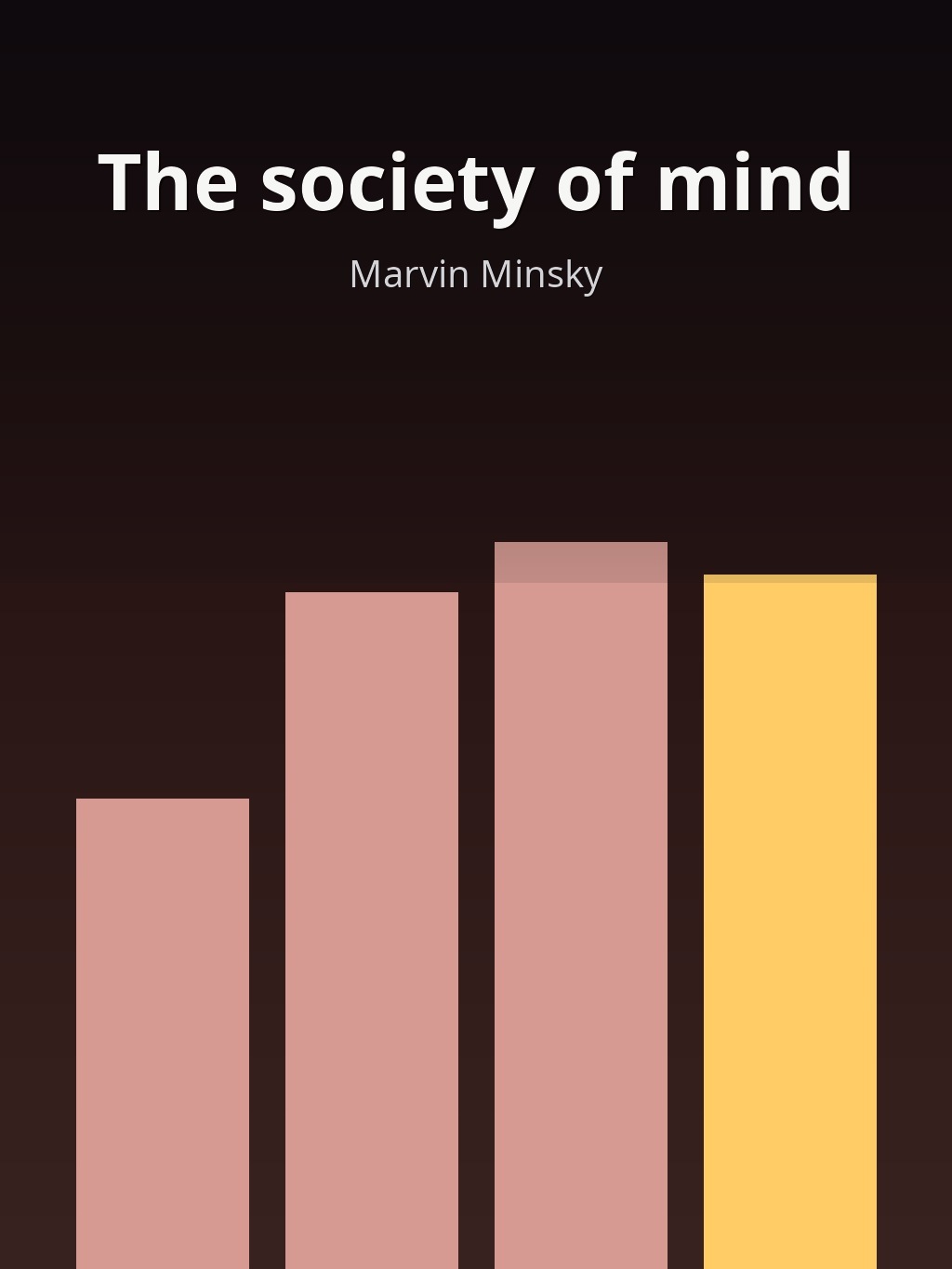 The society of mind by Marvin Minsky book cover
