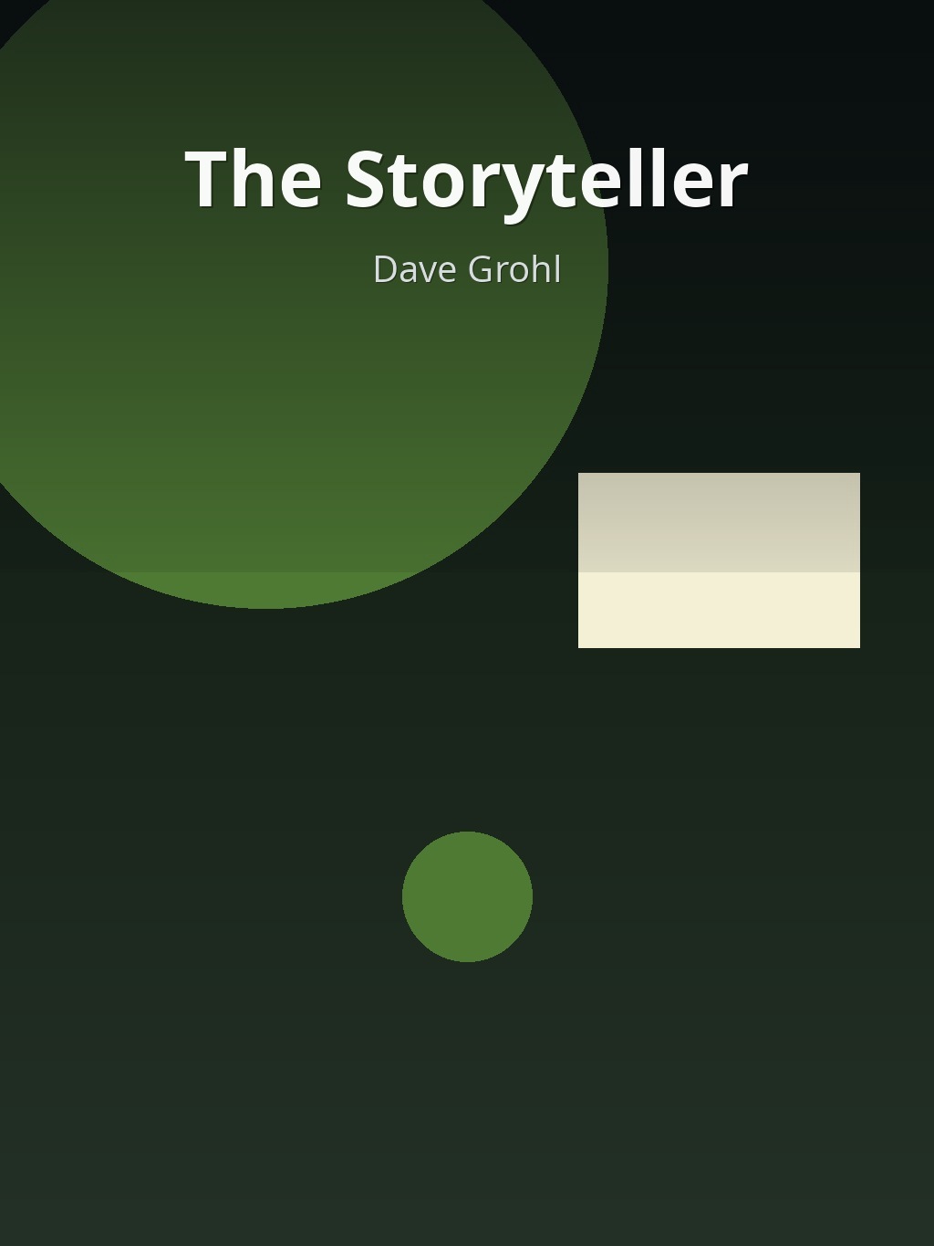 The Storyteller by Dave Grohl book cover