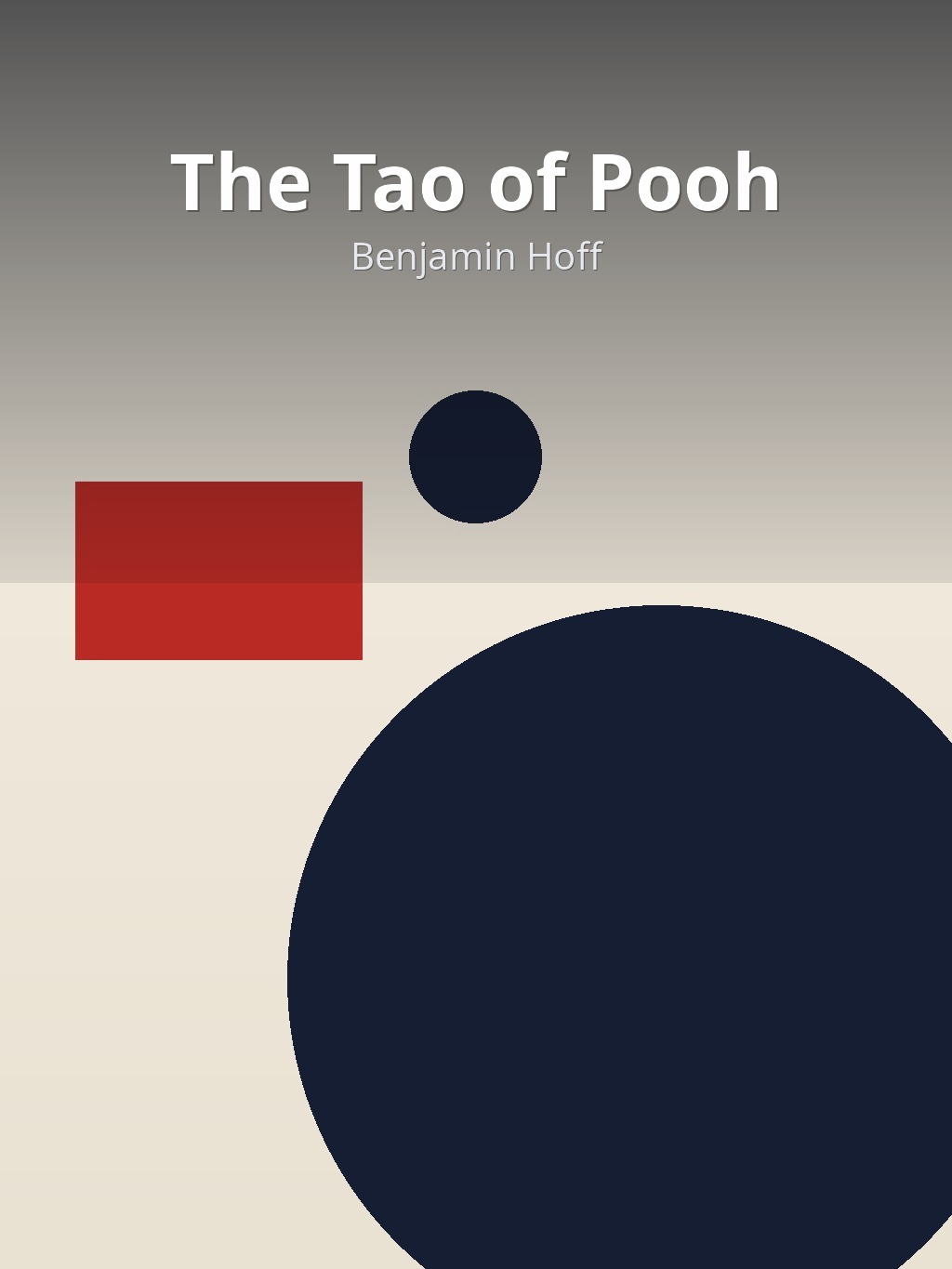 The Tao of Pooh by Benjamin Hoff book cover