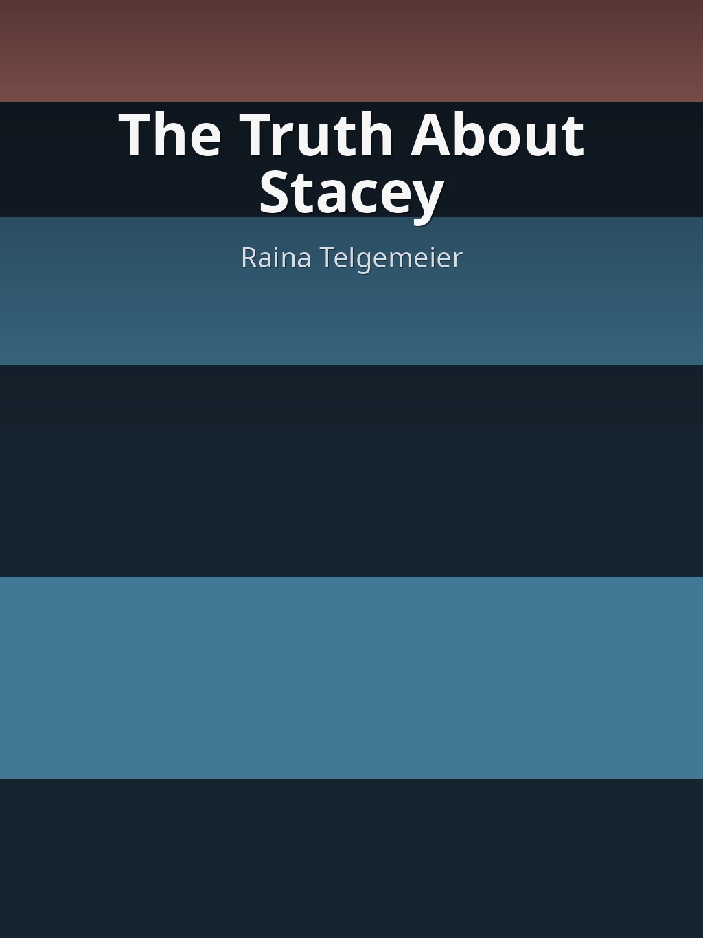 AI-generated book cover of The Truth About Stacey by Raina Telgemeier
