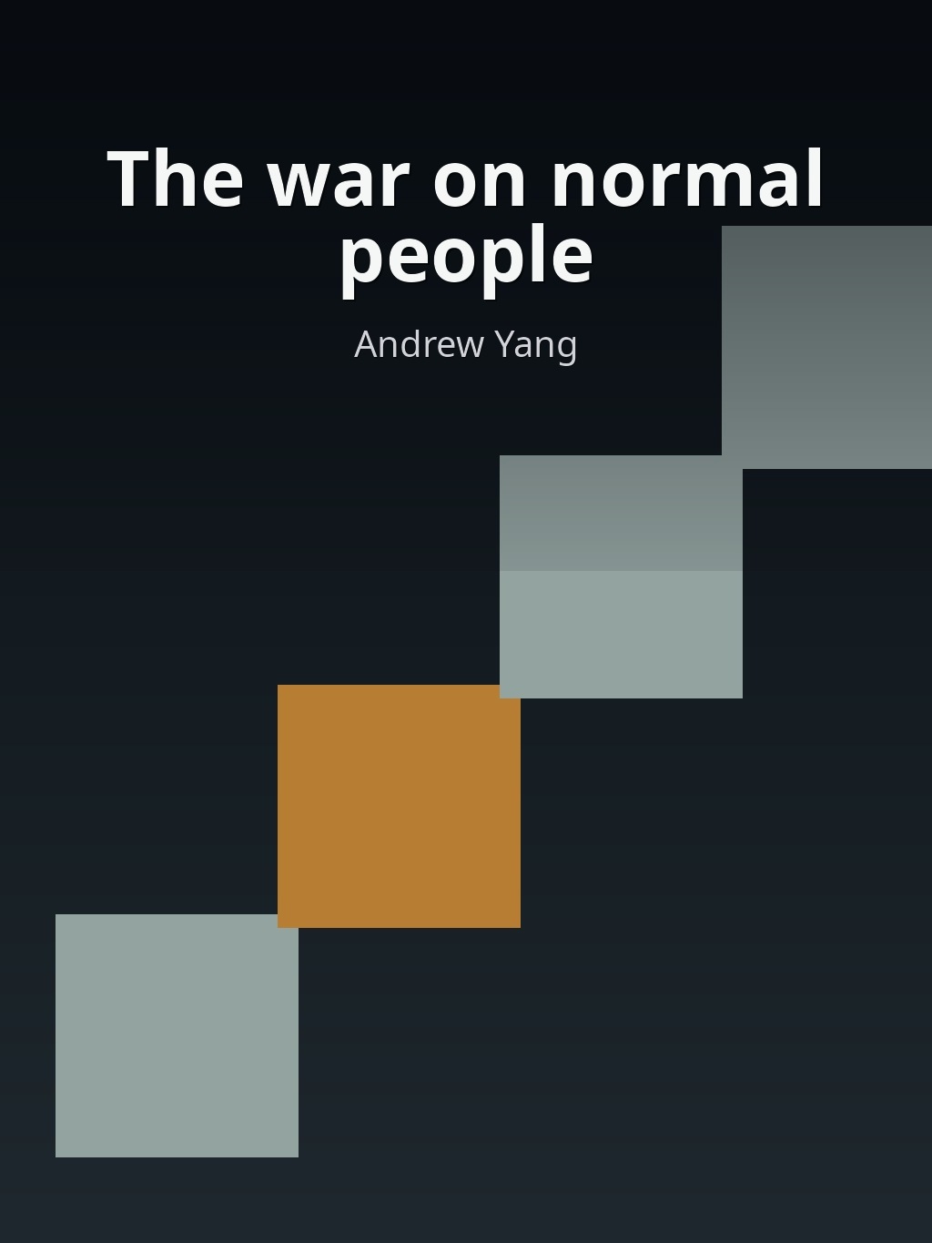 The war on normal people by Andrew Yang book cover