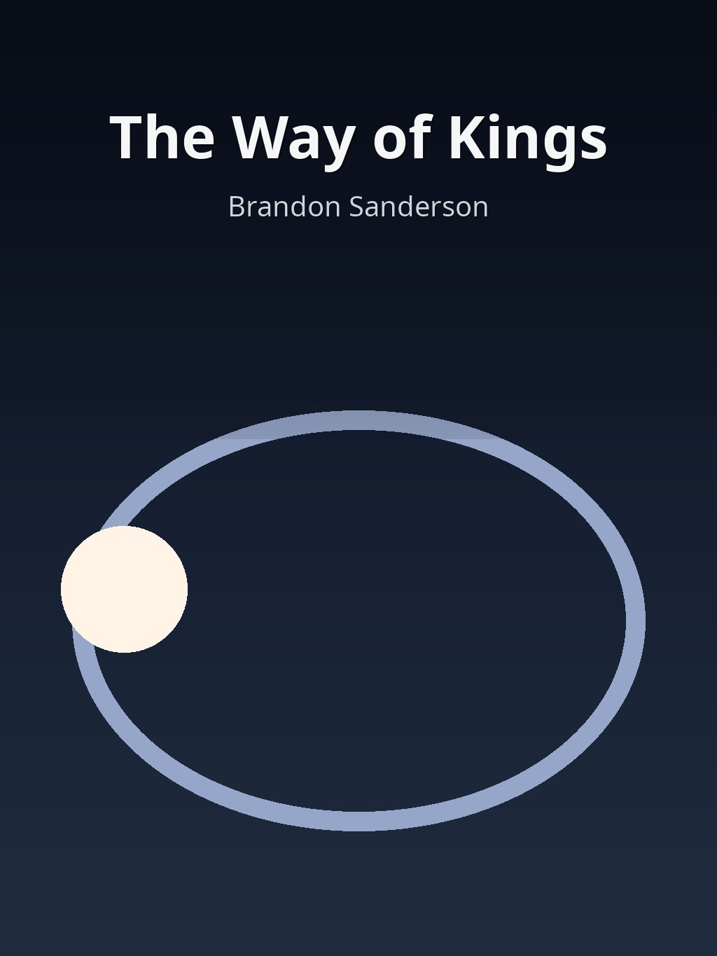 《The Way of Kings》（Brandon Sanderson）封面 — Book Drop 书库