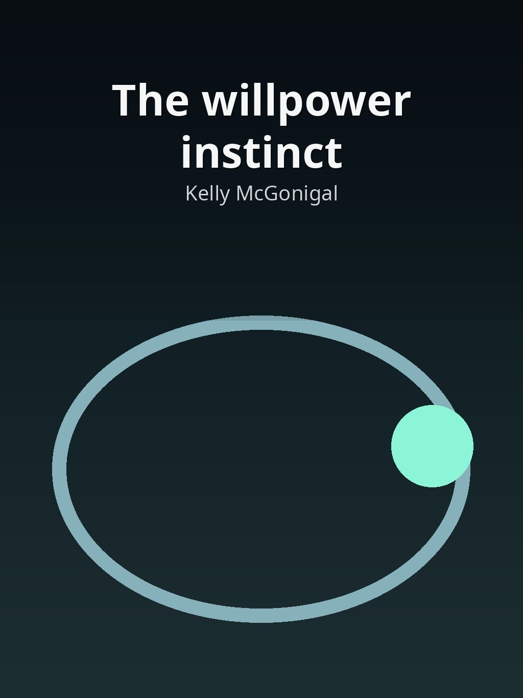 The willpower instinct by Kelly McGonigal book cover