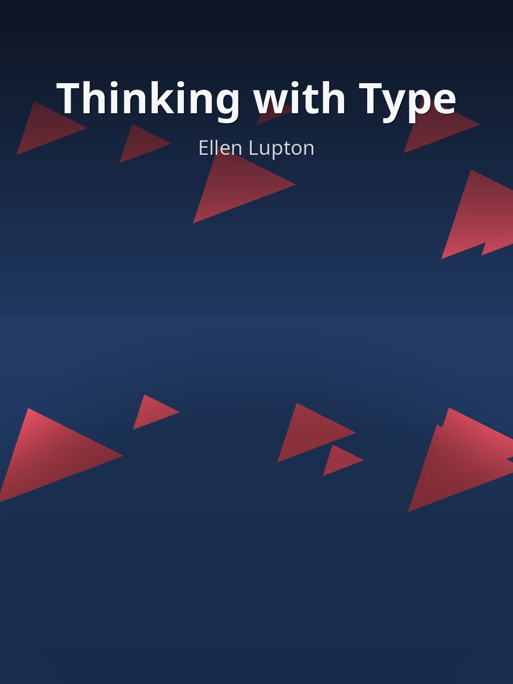 Book cover of Thinking with Type by Ellen Lupton — Book Drop Library