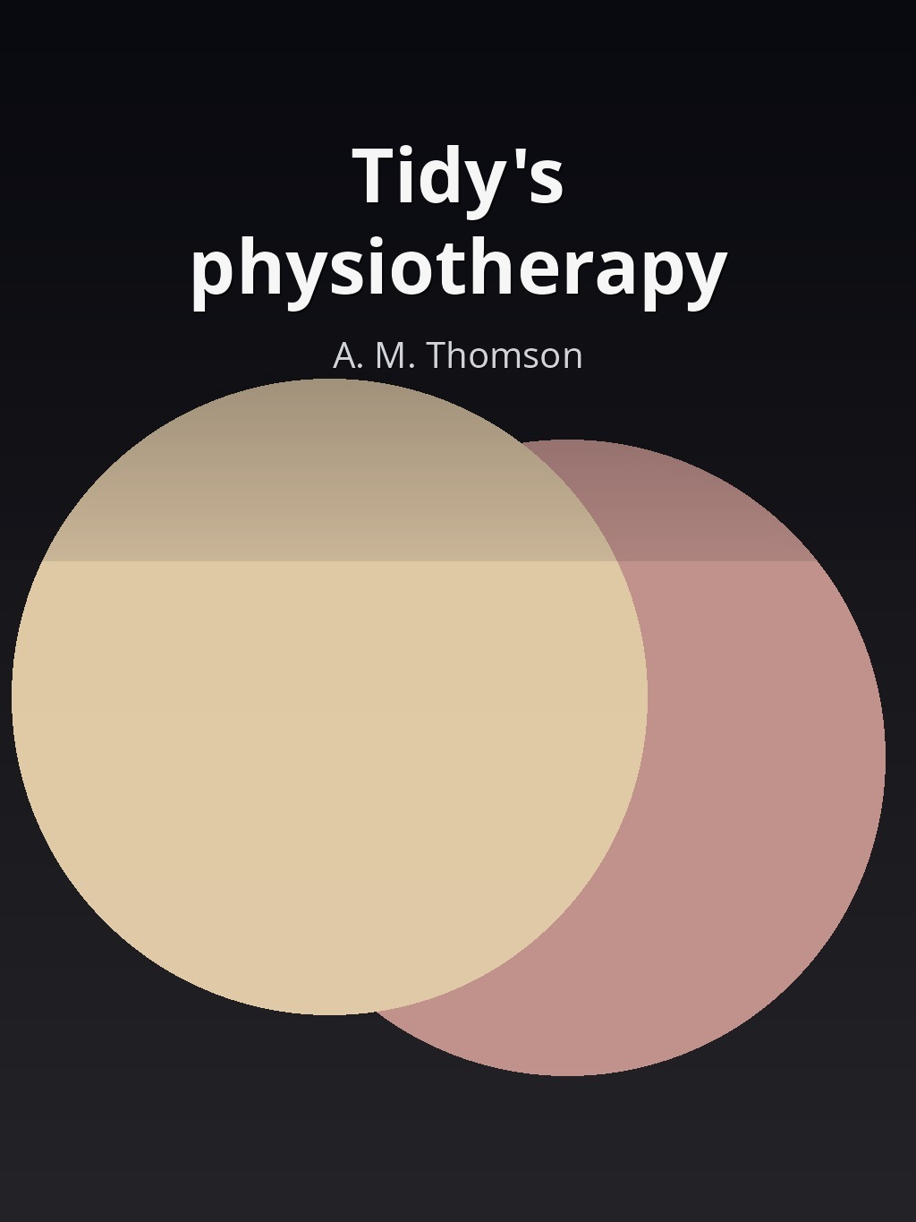 Tidy's physiotherapy by A. M. Thomson book cover