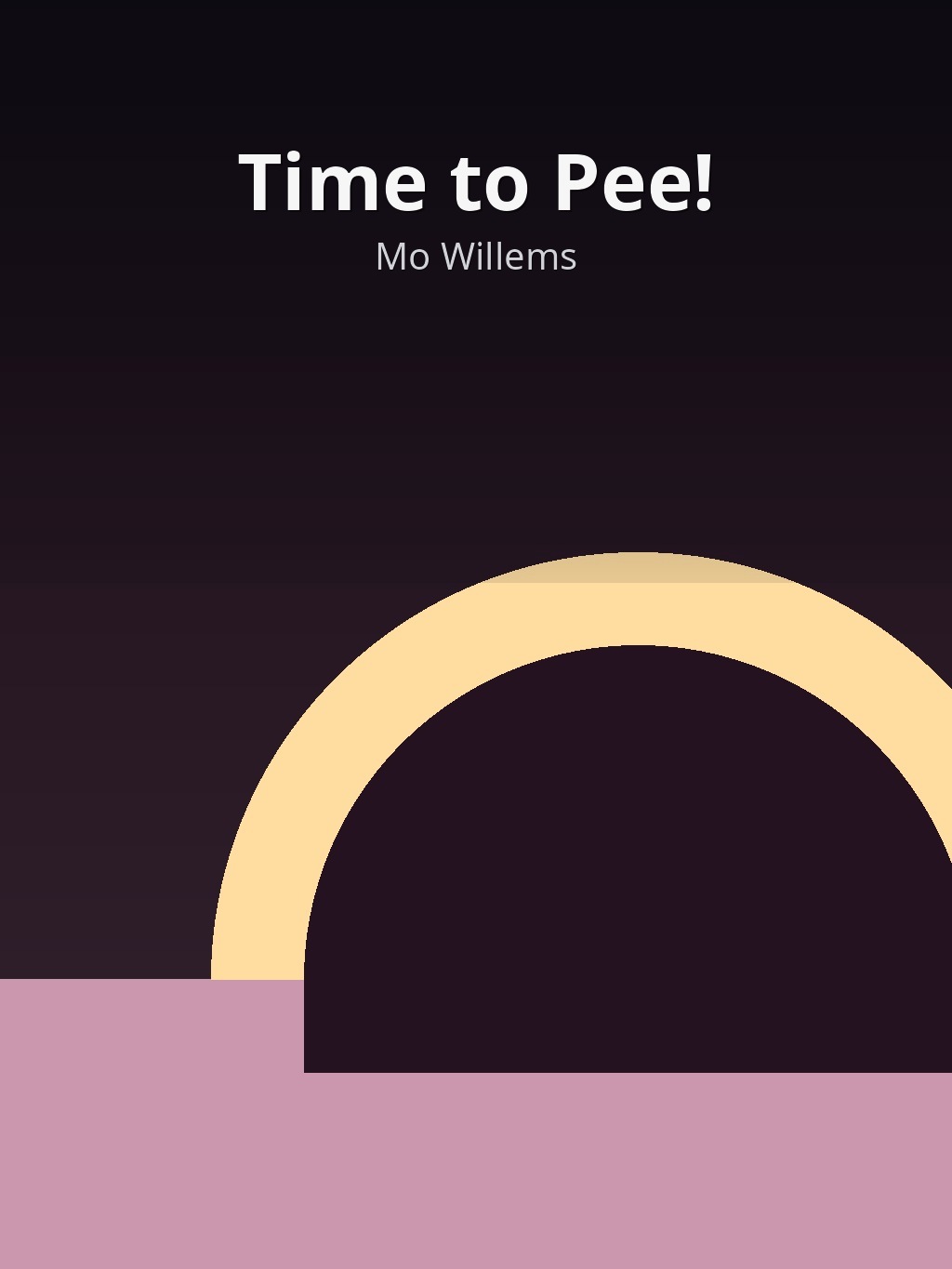 Time to Pee! by Mo Willems book cover