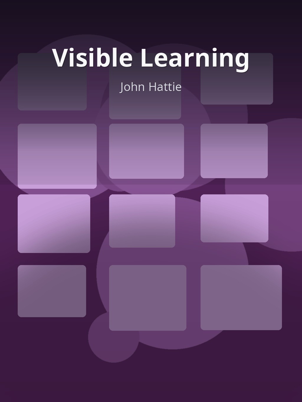 Book cover of Visible Learning by John Hattie — Book Drop Library