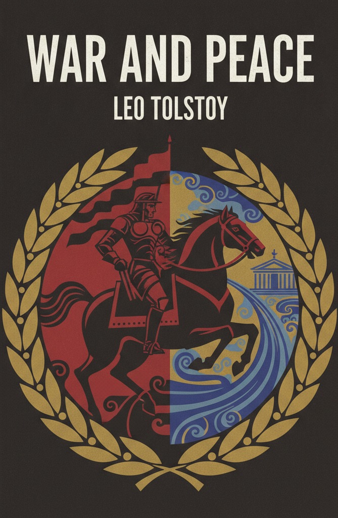 Book cover of War and Peace by Leo Tolstoy — Book Drop Library