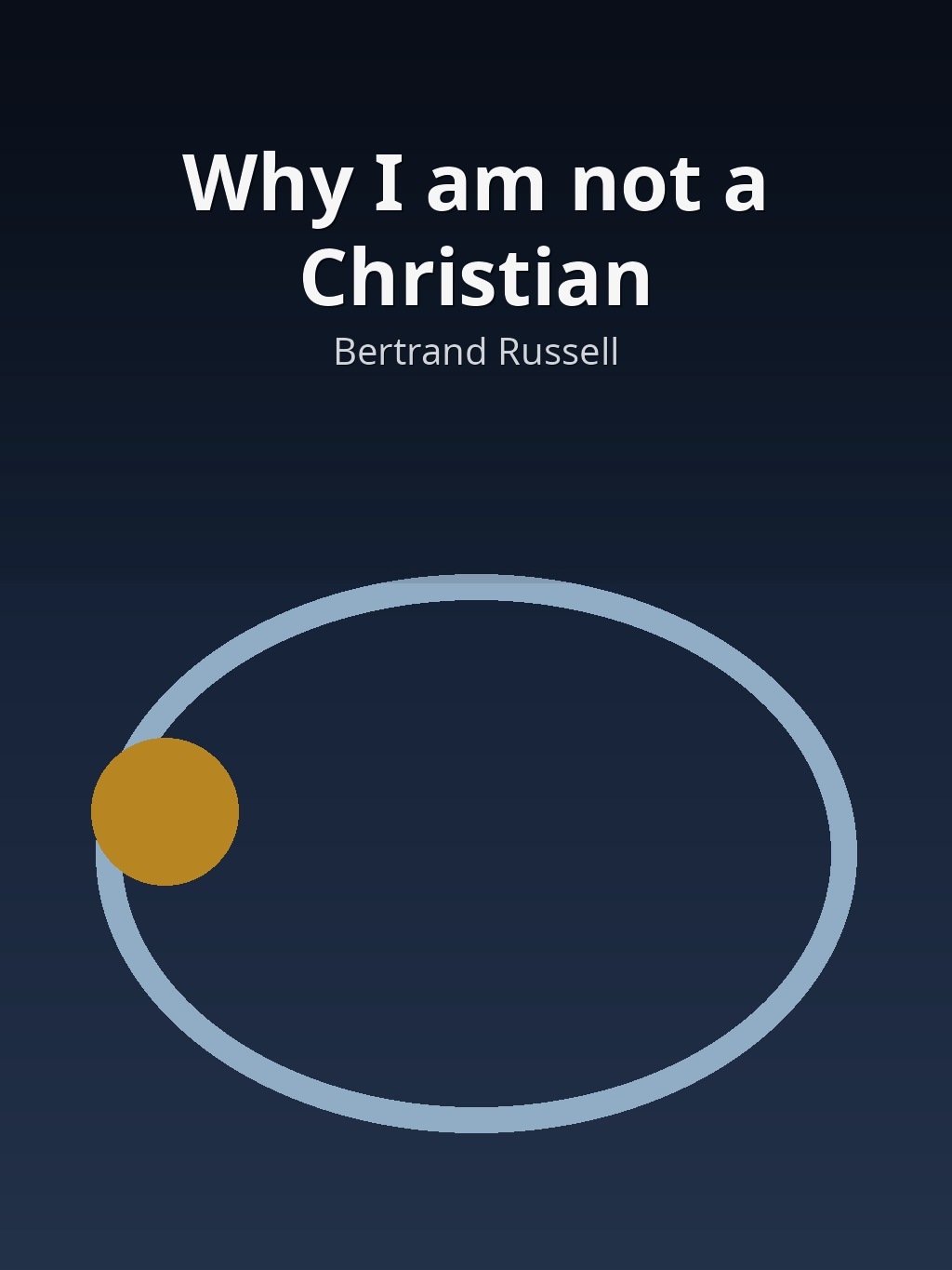 Why I am not a Christian by Bertrand Russell book cover