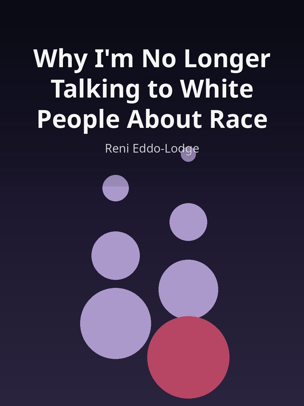 Why I'm No Longer Talking to White People About Race by Reni Eddo-Lodge book cover