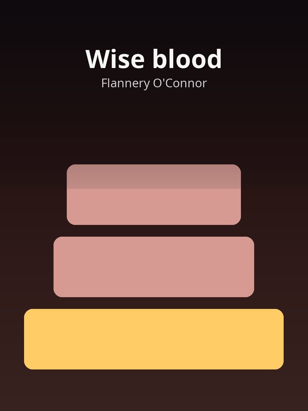 Wise blood by Flannery O'Connor book cover