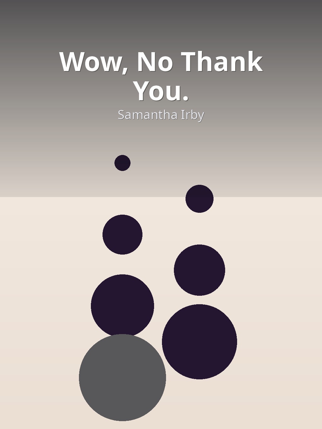 Wow, No Thank You. by Samantha Irby book cover